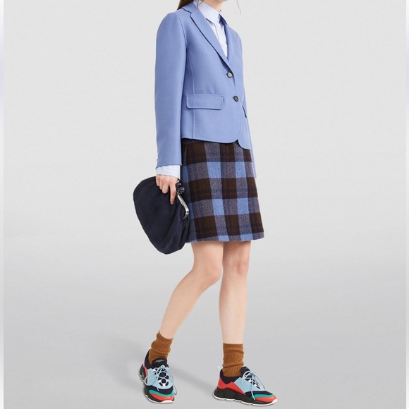 Weekend Max Mara Sante Virgin Wool Two-Button Blazer - Picture 2 of 13